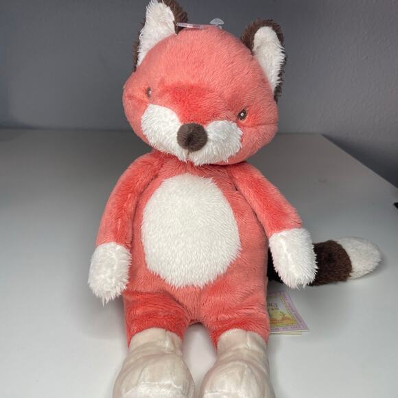 Bunnies by the Bay Freddy Fox Plush 14” Red Orange Stuffed Animal Lovey NWT - Picture 1 of 11
